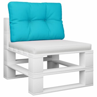 Palletkussen 50x40x12 cm stof turquoise 3