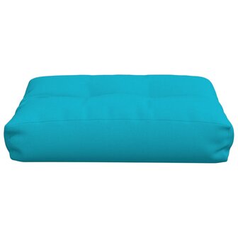 Palletkussen 50x40x12 cm stof turquoise 5