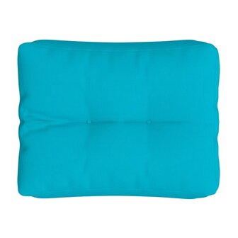 Palletkussen 50x40x12 cm stof turquoise 6