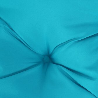 Palletkussen 50x40x12 cm stof turquoise 7