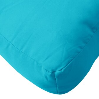 Palletkussen 50x40x12 cm stof turquoise 8