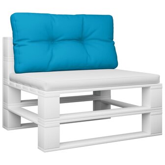 Palletkussen 80x40x12 cm stof lichtblauw 3