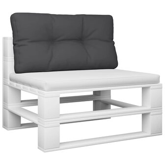Palletkussen 80x40x12 cm stof zwart 3