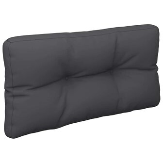 Palletkussen 80x40x12 cm stof zwart 4