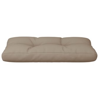 Palletkussen 80x40x12 cm stof taupe 5