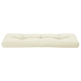 Palletkussen 120x40x12 cm stof cr&egrave;mekleurig 5