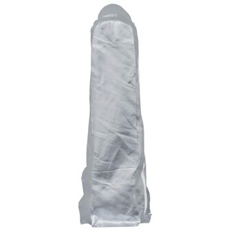 Haardhoutrek met regenhoes 150x25x150 cm gegalvaniseerd staal 7