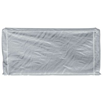 Haardhoutrek met regenhoes 300x25x150 cm gegalvaniseerd staal 6