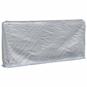 Haardhoutrek met regenhoes 300x25x150 cm gegalvaniseerd staal 8