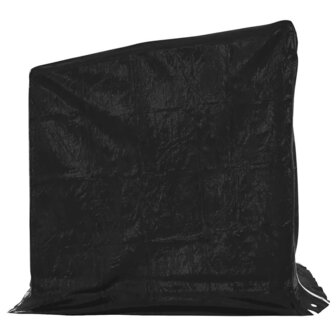 Haardhoutrek met regenhoes 101x61x110,5 cm gegalvaniseerd staal 7
