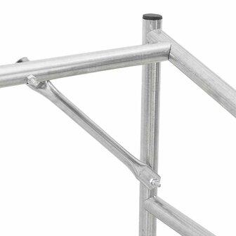 Haardhoutrek met regenhoes 100x80x200 cm gegalvaniseerd staal 9