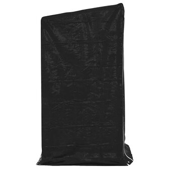 Haardhoutrek met regenhoes 100x100x200 cm gegalvaniseerd staal 7