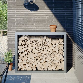 Haardhoutrek 100x40x80 cm gegalvaniseerd staal 1