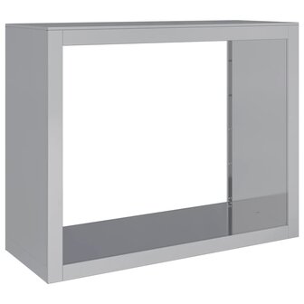 Haardhoutrek 100x40x80 cm gegalvaniseerd staal 2