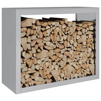 Haardhoutrek 100x40x80 cm gegalvaniseerd staal 3