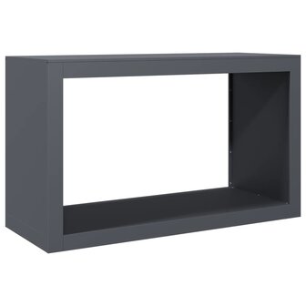 Haardhoutrek 100x40x60 cm staal antracietkleurig 2