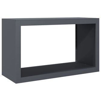 Haardhoutrek 100x40x60 cm staal antracietkleurig 6