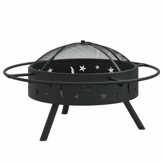 Vuurplaats met pook XXL 70 cm staal 3