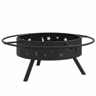 Vuurplaats met pook XXL 70 cm staal 4