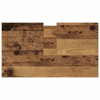 Badkamerkast 58x33x60 cm bewerkt hout oud houtkleurig 7
