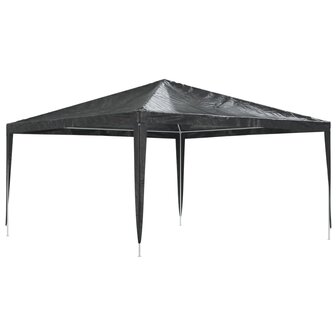 Partytent professioneel 90 g/m&sup2; 4x4 m antraciet 2