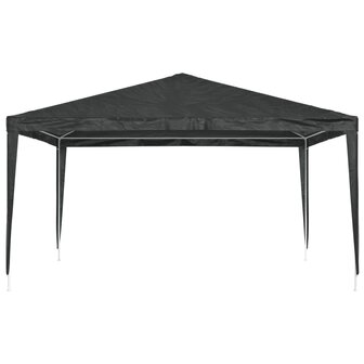 Partytent professioneel 90 g/m&sup2; 4x4 m antraciet 3