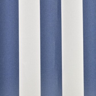 Luifeldoek 350x250 cm canvas blauw en wit  3