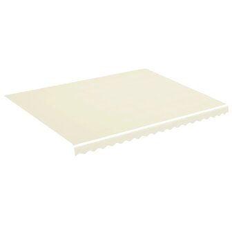Vervangingsdoek voor luifel 4,5x3,5 m cr&egrave;mekleurig 2