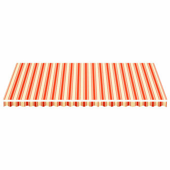 Vervangingsdoek voor luifel 6x3,5 m geel en oranje 3
