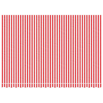 Vervangingsdoek voor luifel gestreept 4,5x3 m rood en wit 3