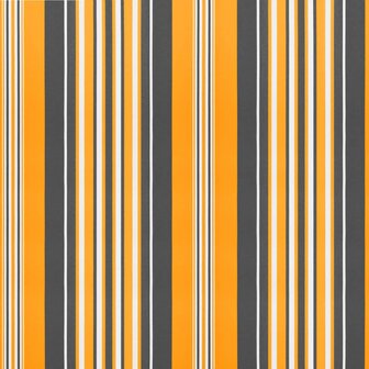 Vervangingsdoek voor luifel gestreept 6x3 m meerkleurig 6
