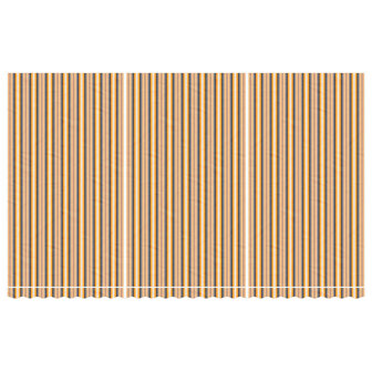 Vervangingsdoek voor luifel gestreept 6x3,5 m meerkleurig 3