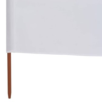 Windscherm 9-panelen 1200x160 cm stof zandwit 5
