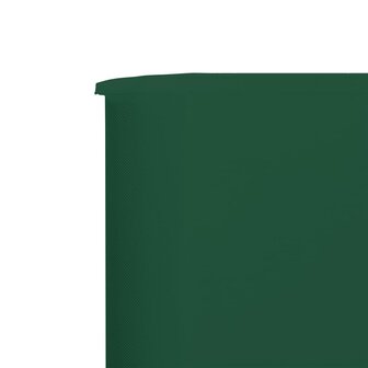 Windscherm 9-panelen 1200x160 cm stof groen 4