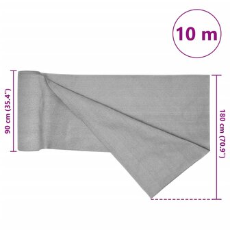 Privacynet 150 g/m&sup2; 1,8x10 m HDPE lichtgrijs 8