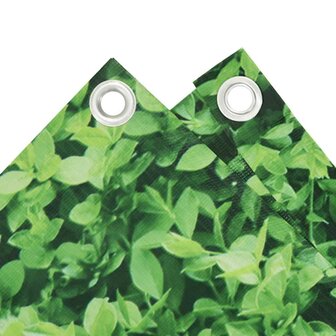 Balkonscherm plantpatroon 500x75 cm PVC groen 3