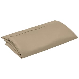 Vervangingsdoek voor zweefparasol 350 cm taupe 3