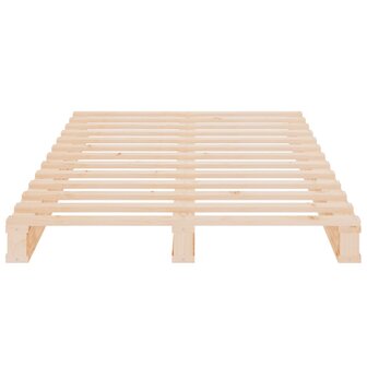Palletbed massief grenenhout 90x200 cm 5