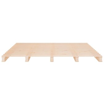 Palletbed massief hout 180x200 cm 5