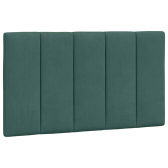 Bed met matras fluweel donkergroen 90x200 cm 5