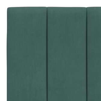 Bed met matras fluweel donkergroen 90x200 cm 6