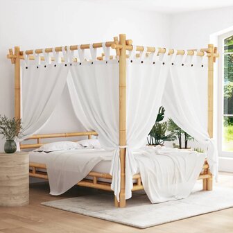 Hemelbed 160x200 cm bamboe 1