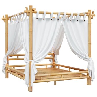 Hemelbed 160x200 cm bamboe 3