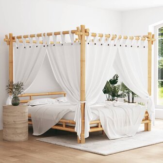 Hemelbed 180x200 cm bamboe 1