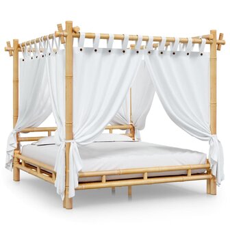 Hemelbed 180x200 cm bamboe 2