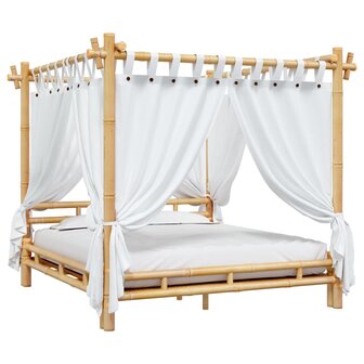 Hemelbed 180x200 cm bamboe 4