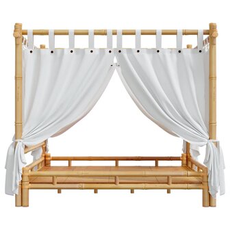 Hemelbed 180x200 cm bamboe 6