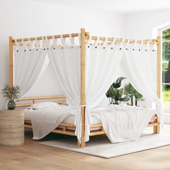Hemelbed 200x200 cm bamboe 1