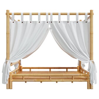 Hemelbed 200x200 cm bamboe 6