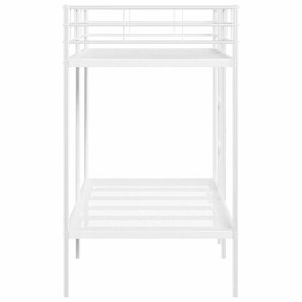 Stapelbed zonder matras 100x190 cm staal wit 6